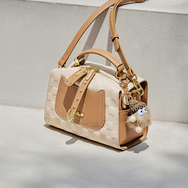 Sac à bandoulière 'Fashionable Color-Block Versatile Boston' pour Femmes