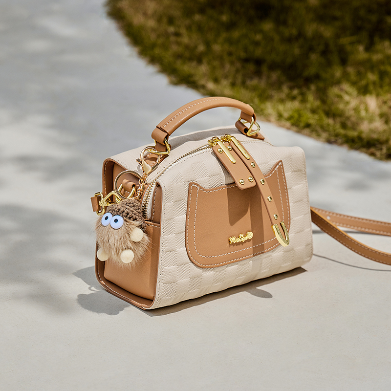 Sac à bandoulière 'Fashionable Color-Block Versatile Boston' pour Femmes