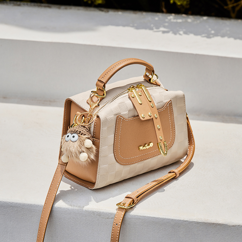 Sac à bandoulière 'Fashionable Color-Block Versatile Boston' pour Femmes