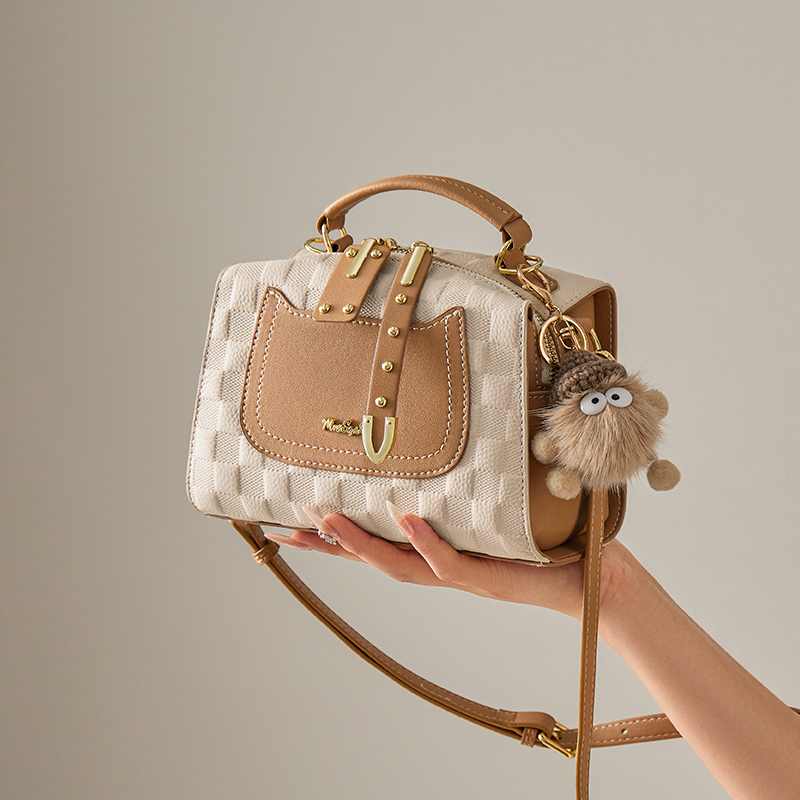 Sac à bandoulière 'Fashionable Color-Block Versatile Boston' pour Femmes