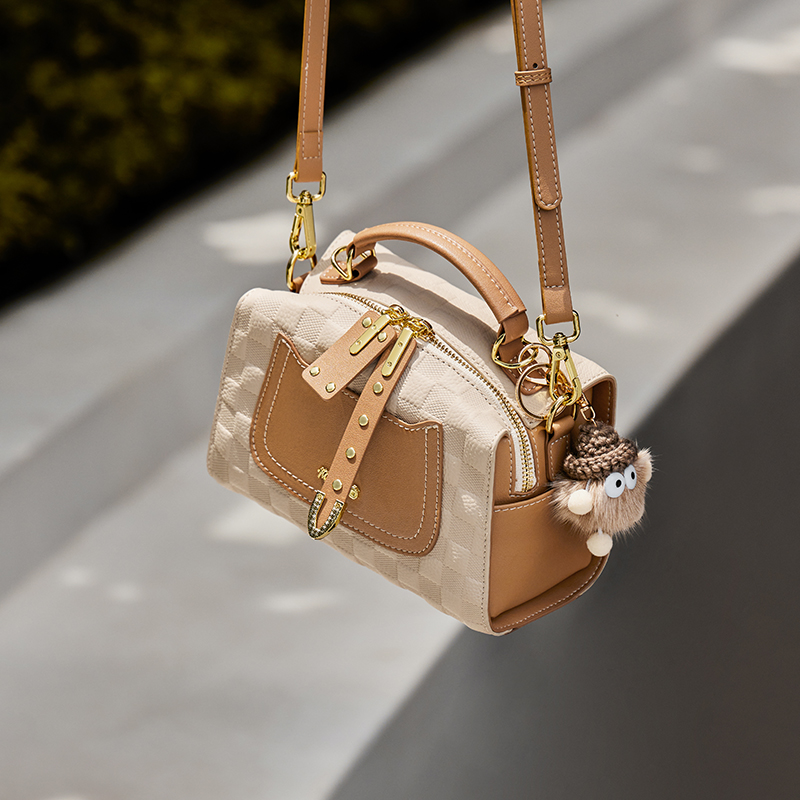 Sac à bandoulière 'Fashionable Color-Block Versatile Boston' pour Femmes