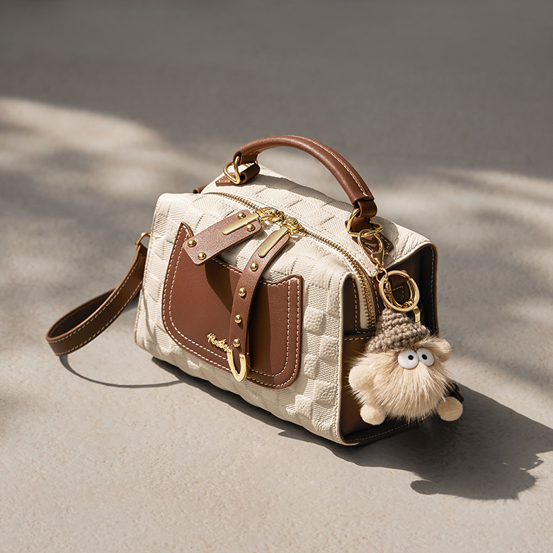 Sac à bandoulière 'Fashionable Color-Block Versatile Boston' pour Femmes