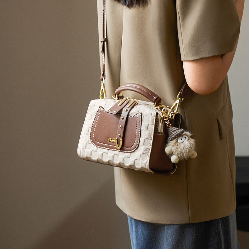 Sac à bandoulière 'Fashionable Color-Block Versatile Boston' pour Femmes