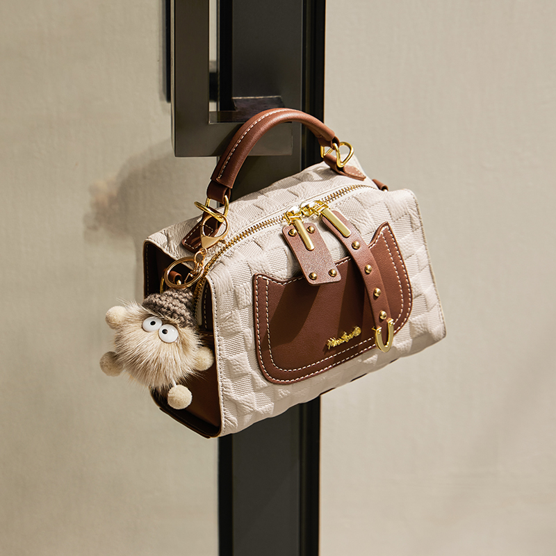 Sac à bandoulière 'Fashionable Color-Block Versatile Boston' pour Femmes