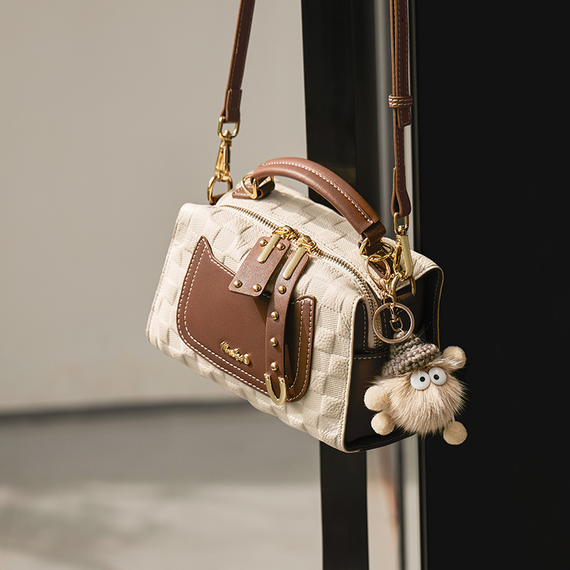 Sac à bandoulière 'Fashionable Color-Block Versatile Boston' pour Femmes