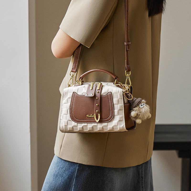 Sac à bandoulière 'Fashionable Color-Block Versatile Boston' pour Femmes