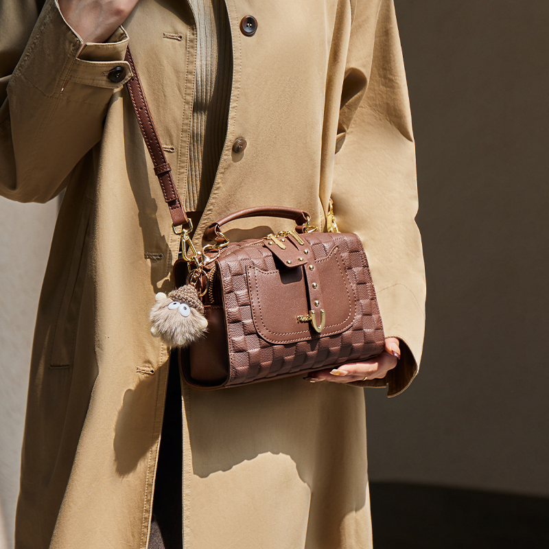 Sac à bandoulière 'Fashionable Color-Block Versatile Boston' pour Femmes