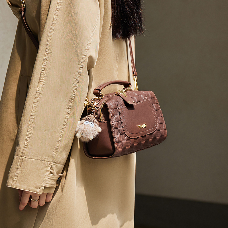 Sac à bandoulière 'Fashionable Color-Block Versatile Boston' pour Femmes