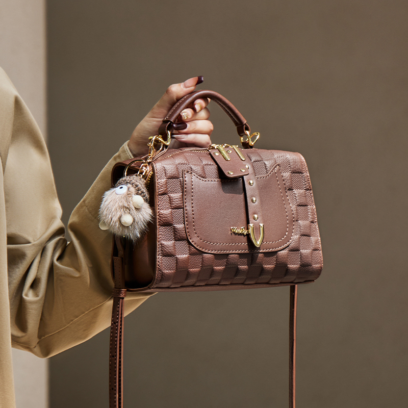 Sac à bandoulière 'Fashionable Color-Block Versatile Boston' pour Femmes