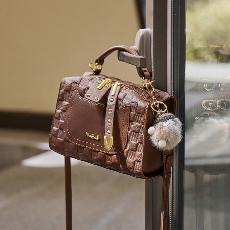 Sac à bandoulière 'Fashionable Color-Block Versatile Boston' pour Femmes