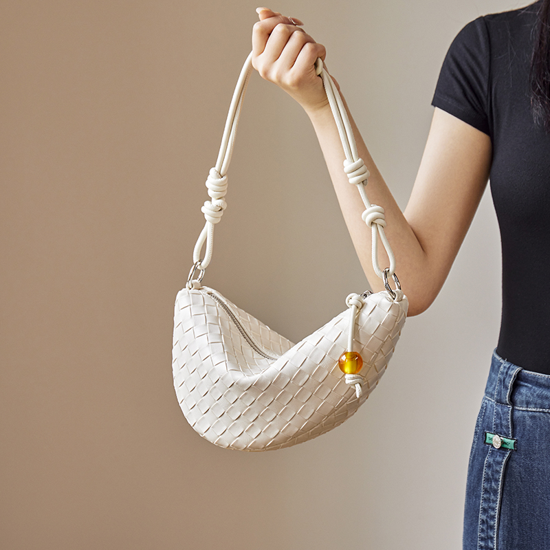 Sac Saddle 'Woven Dumpling' pour Femmes