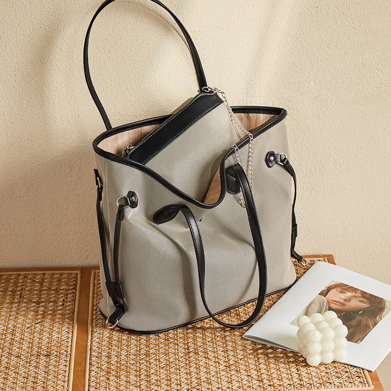 Sac Cabas 'Large-Capacity Color-Block Commuter OL' pour Femmes