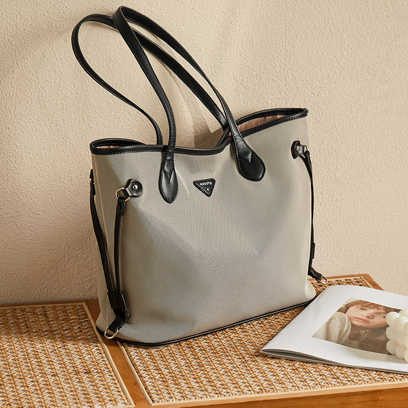 Sac Cabas 'Large-Capacity Color-Block Commuter OL' pour Femmes