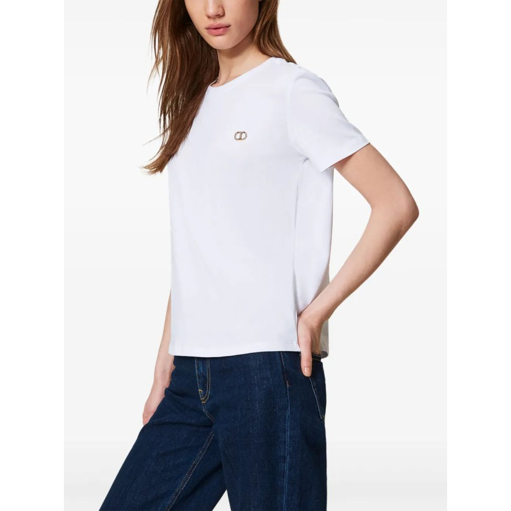 T-shirt 'Oval T-Plaque' pour Femmes