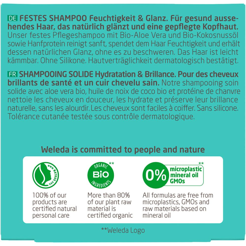 'Moisture & Shine' Solid Shampoo - 50 g