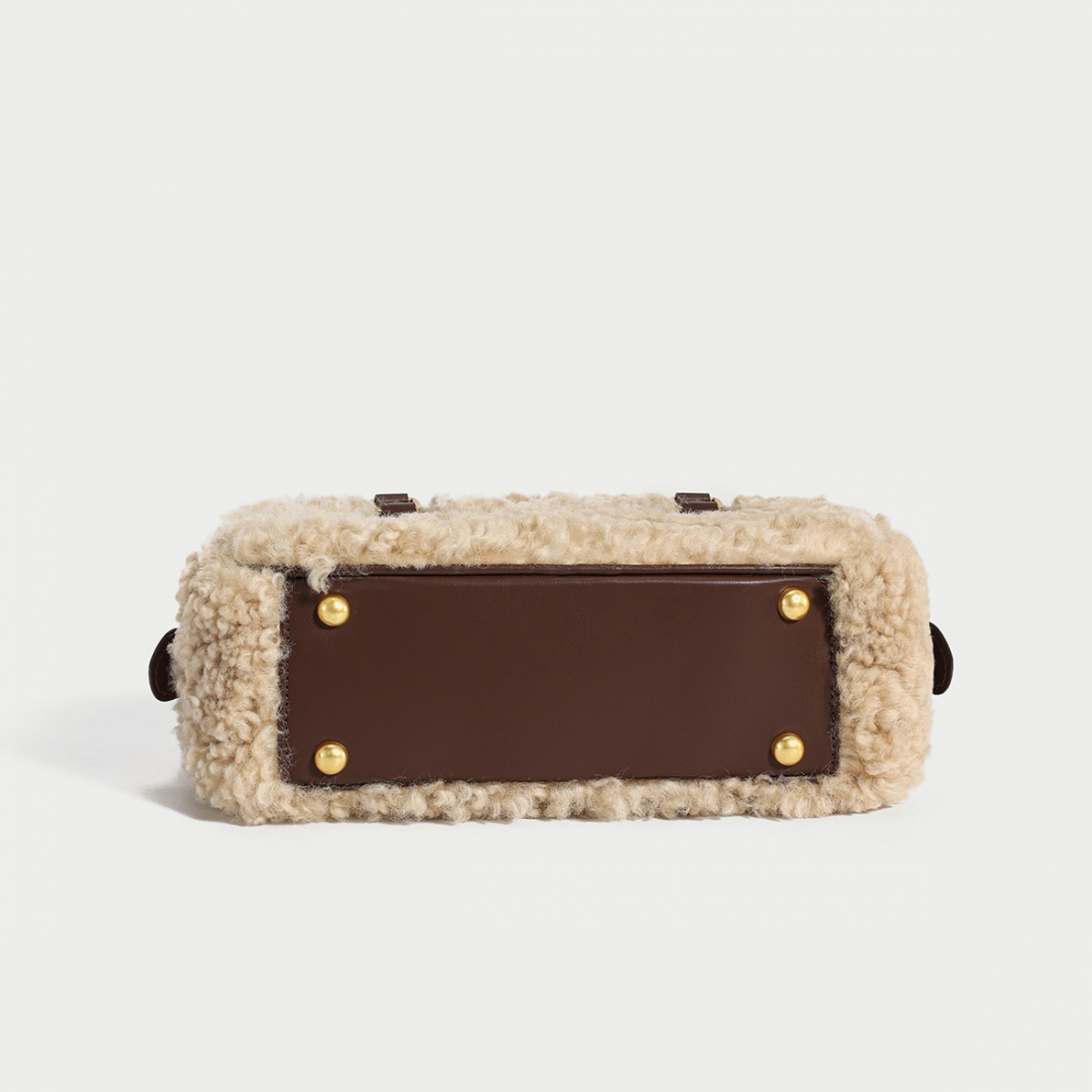 Sac à main 'Sherpa Fur Trimmed Elongated' pour Femmes