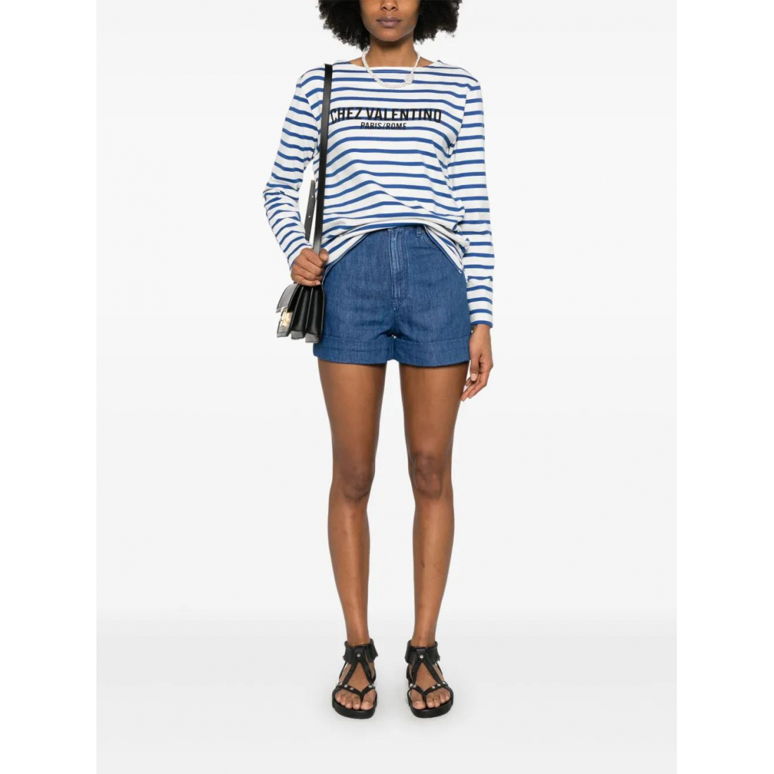 'Striped' Langärmeliges Oberteil für Damen