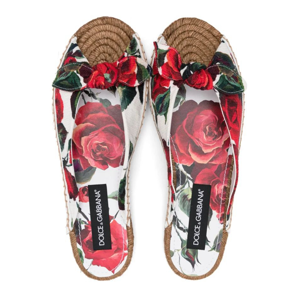 'Floral-Print' Espadrilles für Damen
