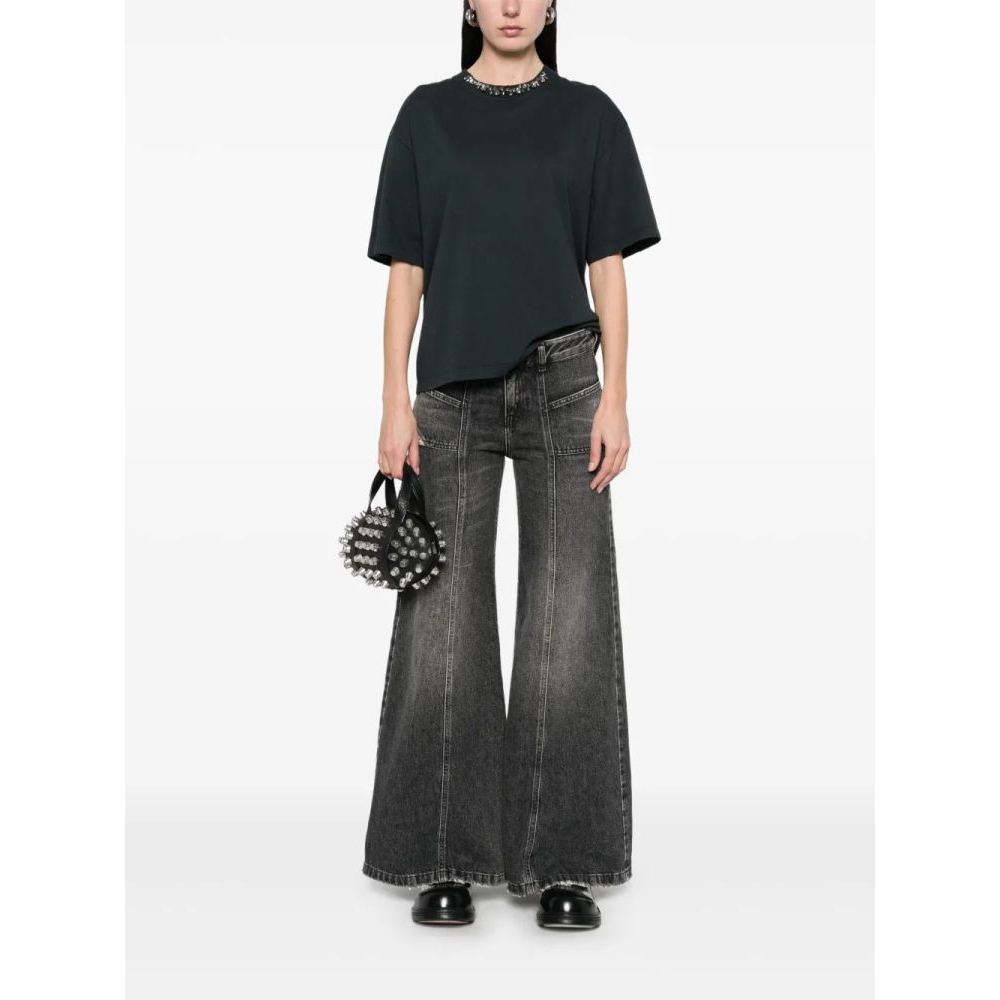 Women's 'Crystal-Embellished' T-Shirt