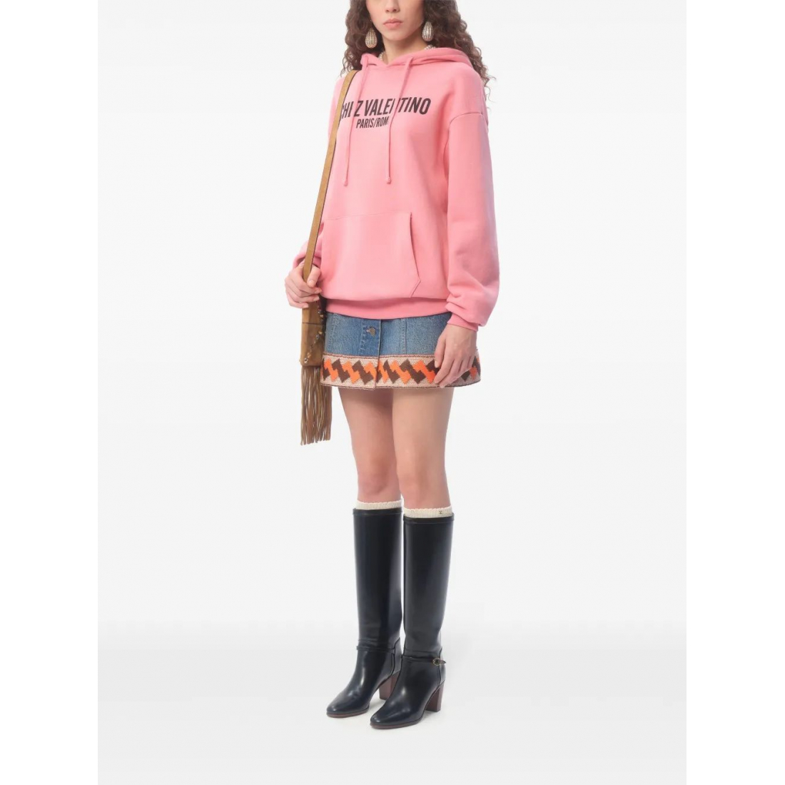 Women's 'Logo-Print' Hoodie