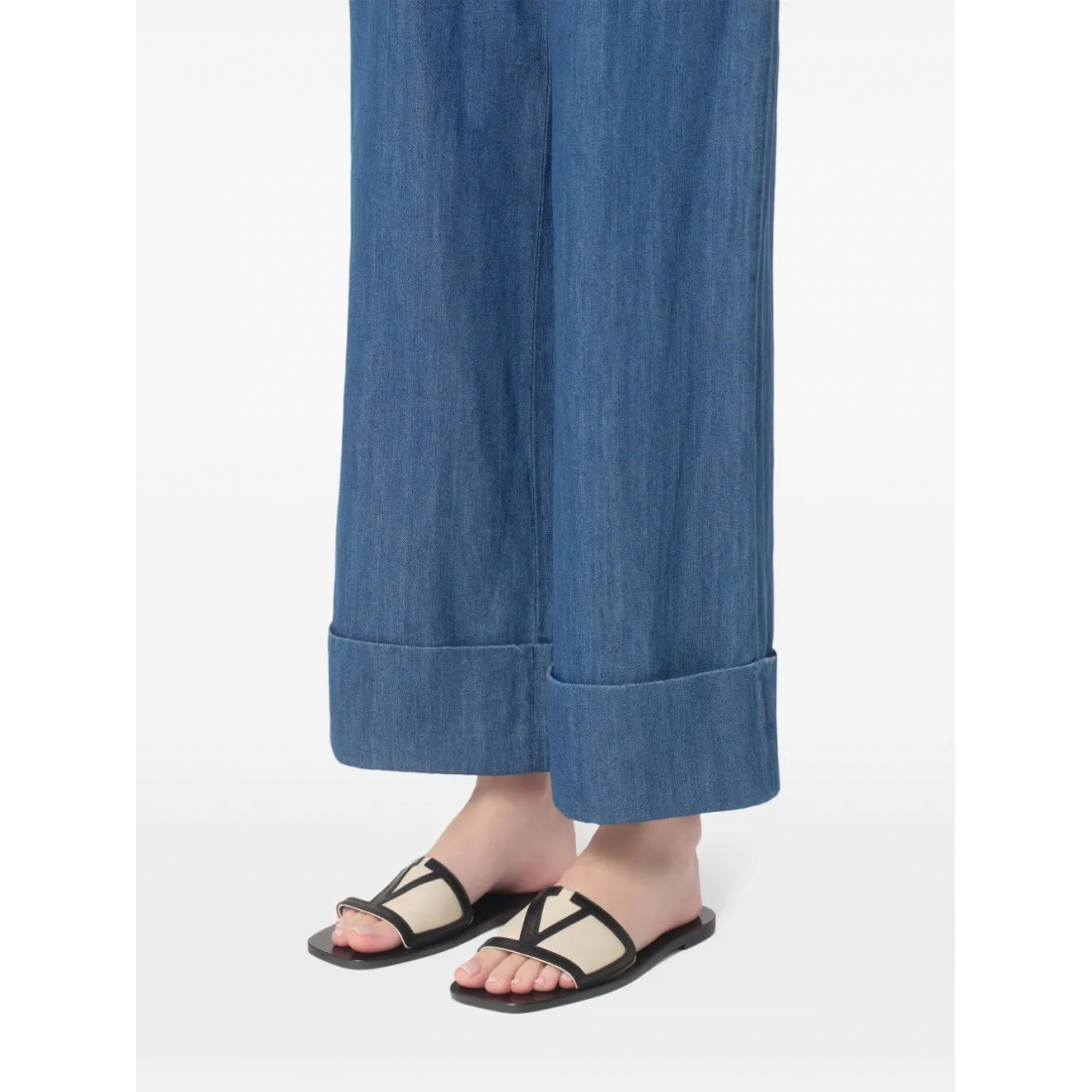 Sandales plates 'VLogo' pour Femmes