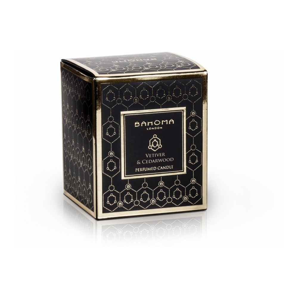 Grande Bougie 'Obsidian' - Cedarwood & Vetiver 220 g