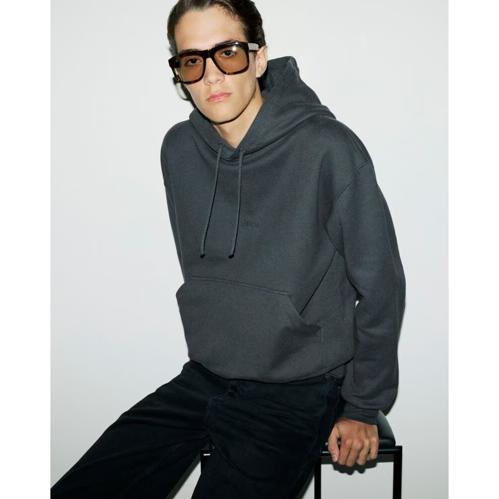 'Logo Embroidered' Kapuzenpullover für Herren