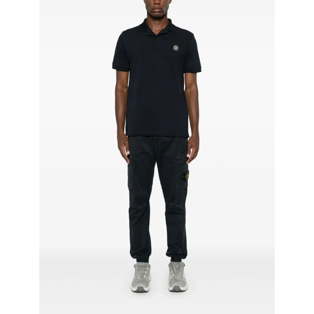 Men's 'Compass-Badge Piqué' Polo Shirt