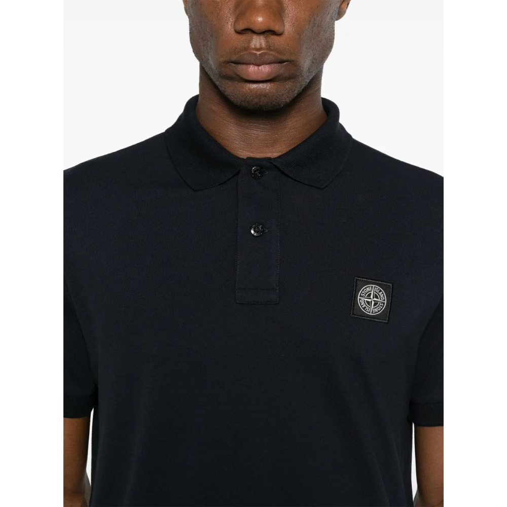 Men's 'Compass-Badge Piqué' Polo Shirt