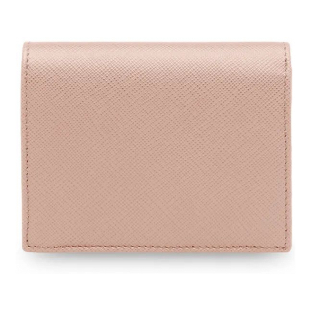 Women's 'Small Saffiano Bi-Fold' Wallet