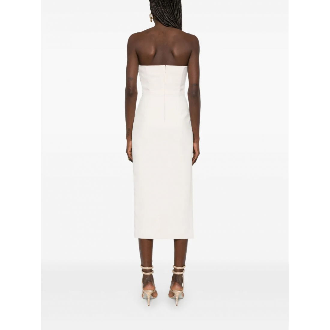 Women's 'Macro-Bow Crepe' Midi Dress