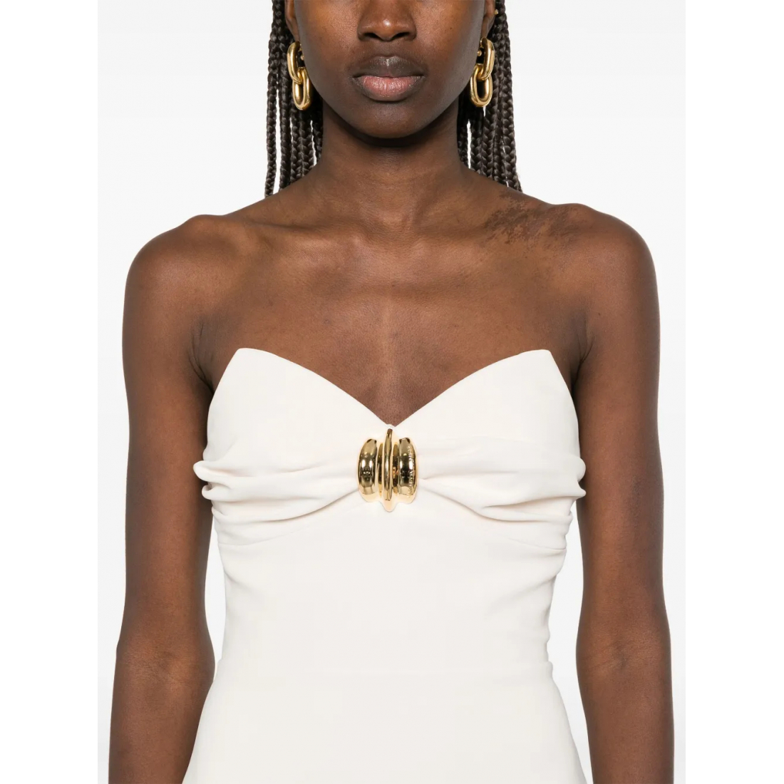 Women's 'Macro-Bow Crepe' Midi Dress