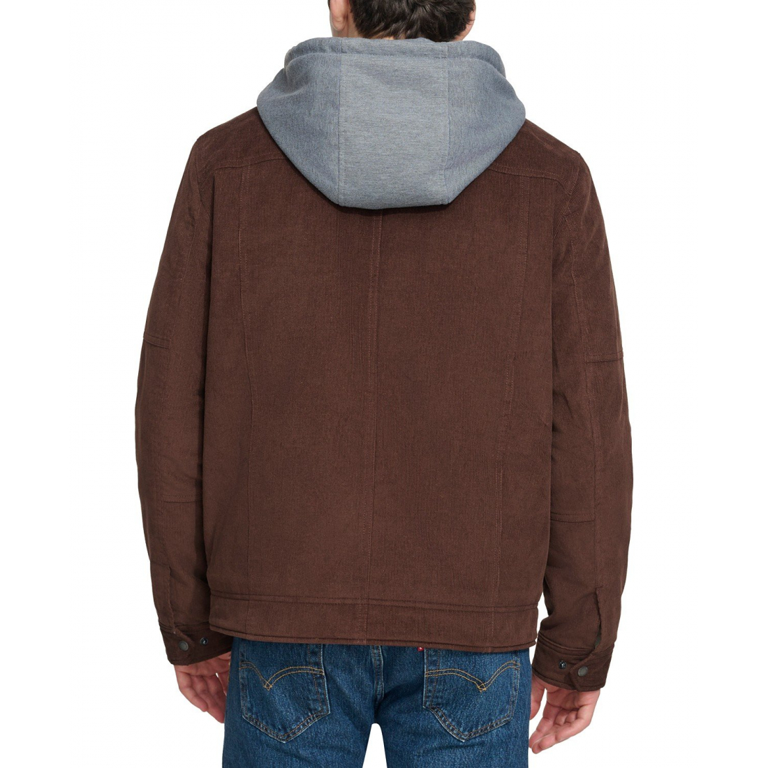 Men's 'Hooded Corduroy Zip' Jacket