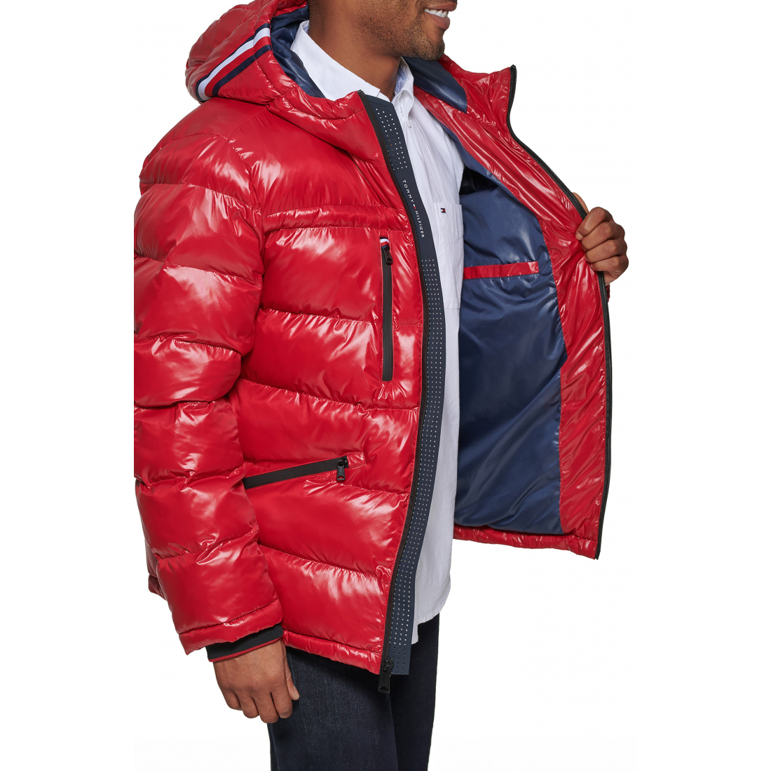 Veste matelassée 'Pearlized Water Resistant Hooded' pour Hommes