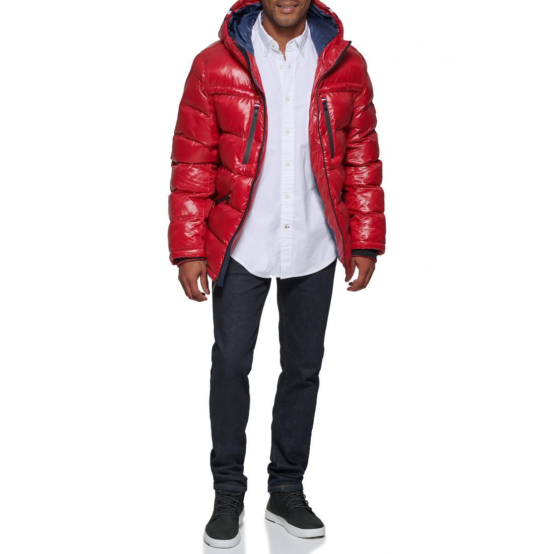 Veste matelassée 'Pearlized Water Resistant Hooded' pour Hommes