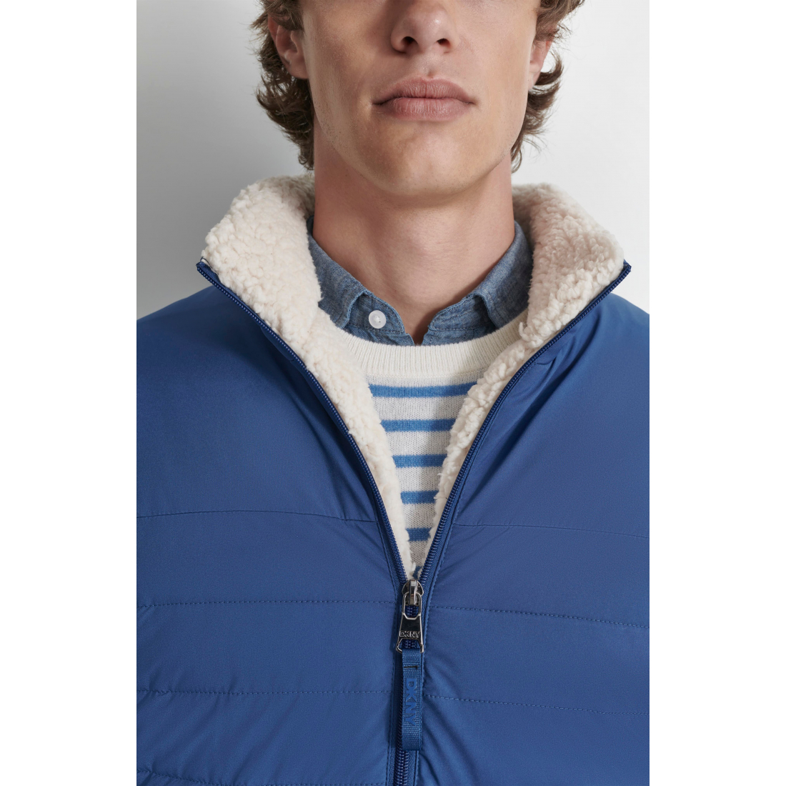 Veste matelassée 'Water Resistant Faux Shearling Lined' pour Hommes