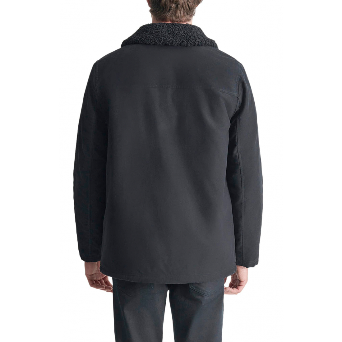 Veste 'Faux Shearling Lined Chore' pour Hommes