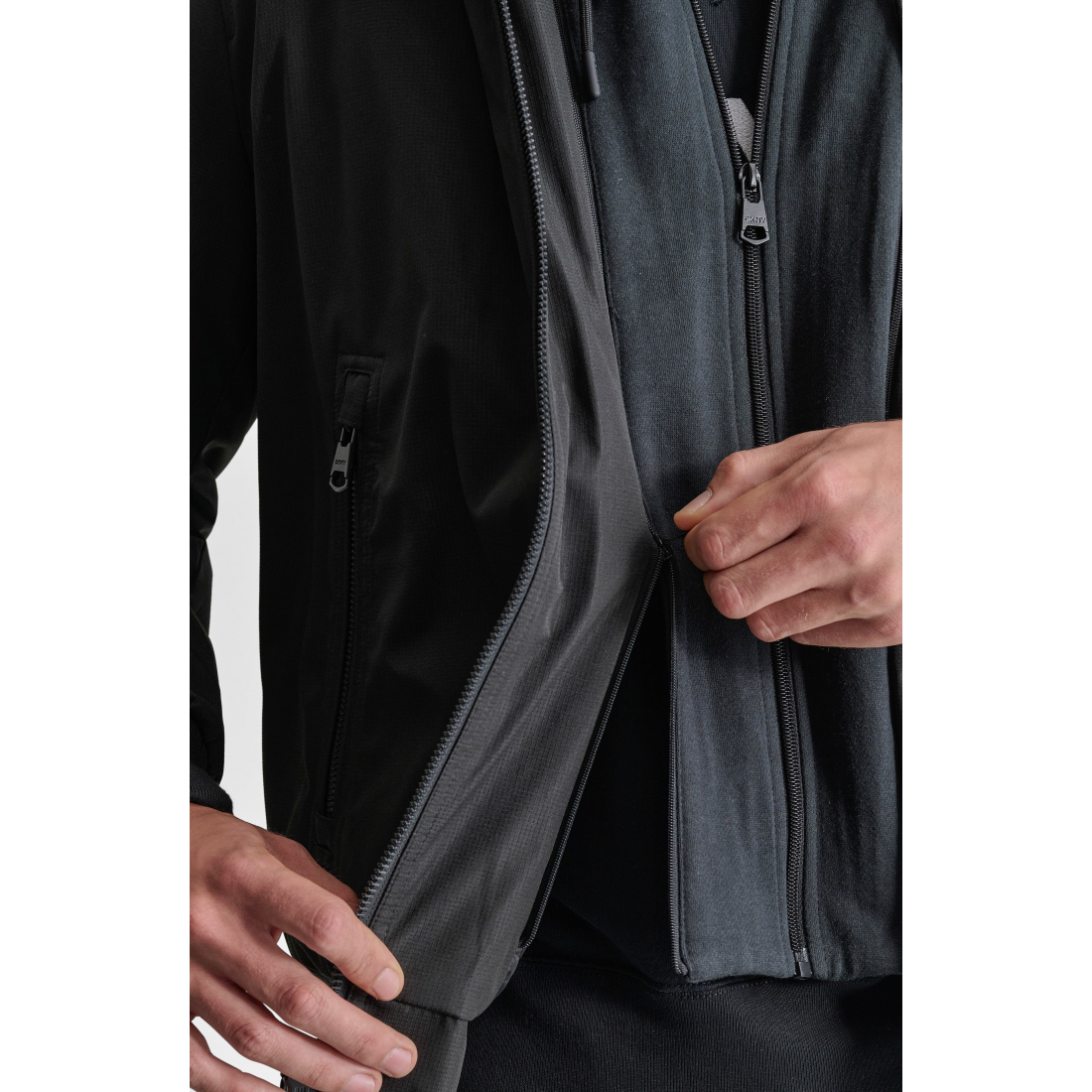 Blouson bomber 'Water Resistant With Hooded Bib' pour Hommes