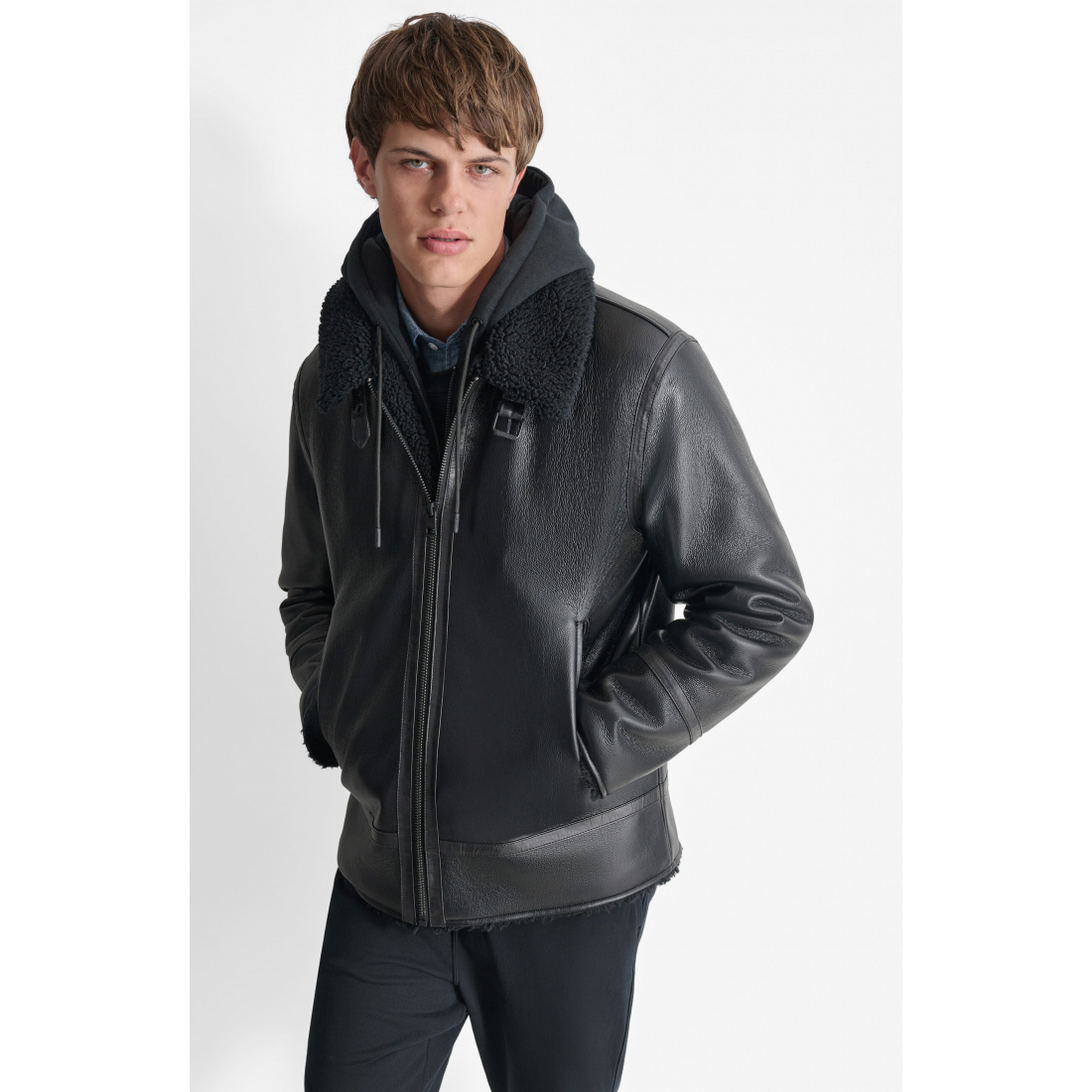 Perfecto 'Water Resistant Faux Shearling Lined' pour Hommes
