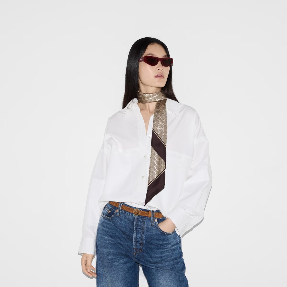 Foulard en soie 'GG' pour Femmes