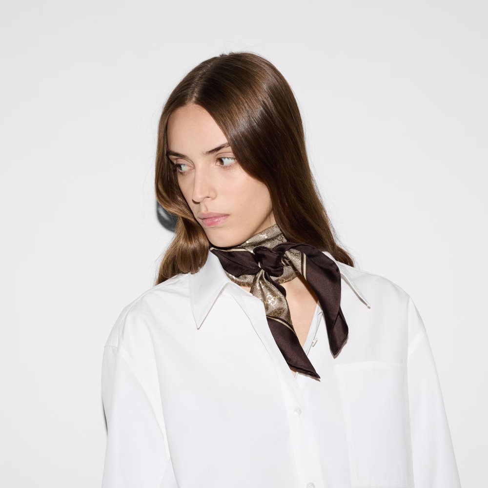 Foulard en soie 'GG' pour Femmes