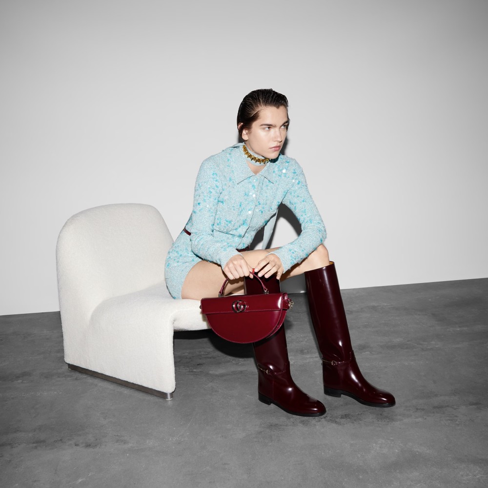 'Small Half-Moon' Henkeltasche für Damen