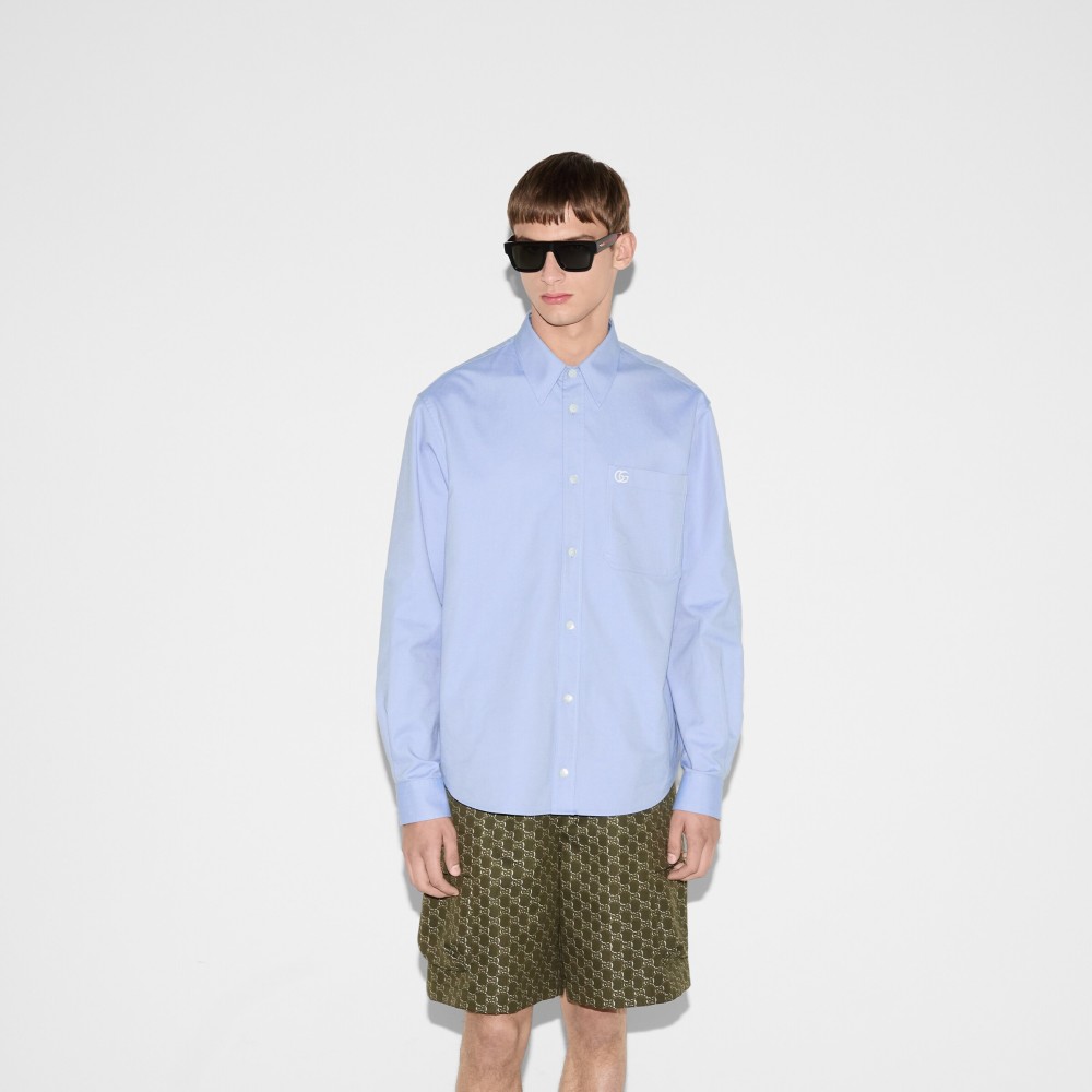 Chemise 'Embroidered Oxford' pour Hommes