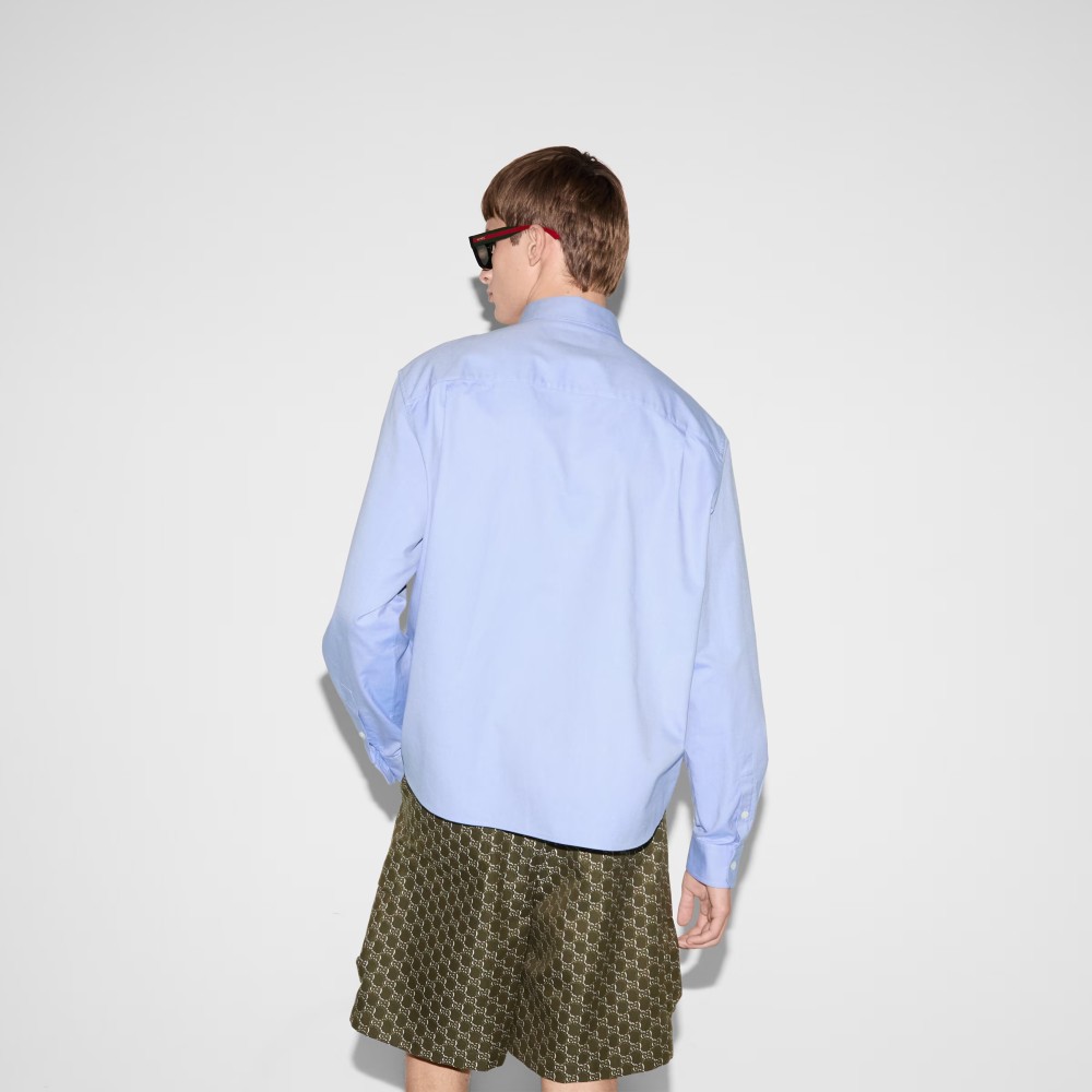 Chemise 'Embroidered Oxford' pour Hommes