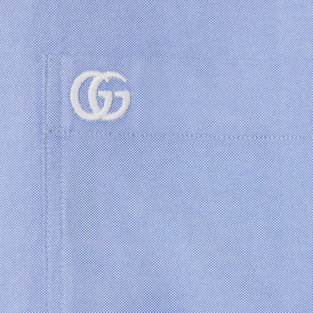 Chemise 'Embroidered Oxford' pour Hommes