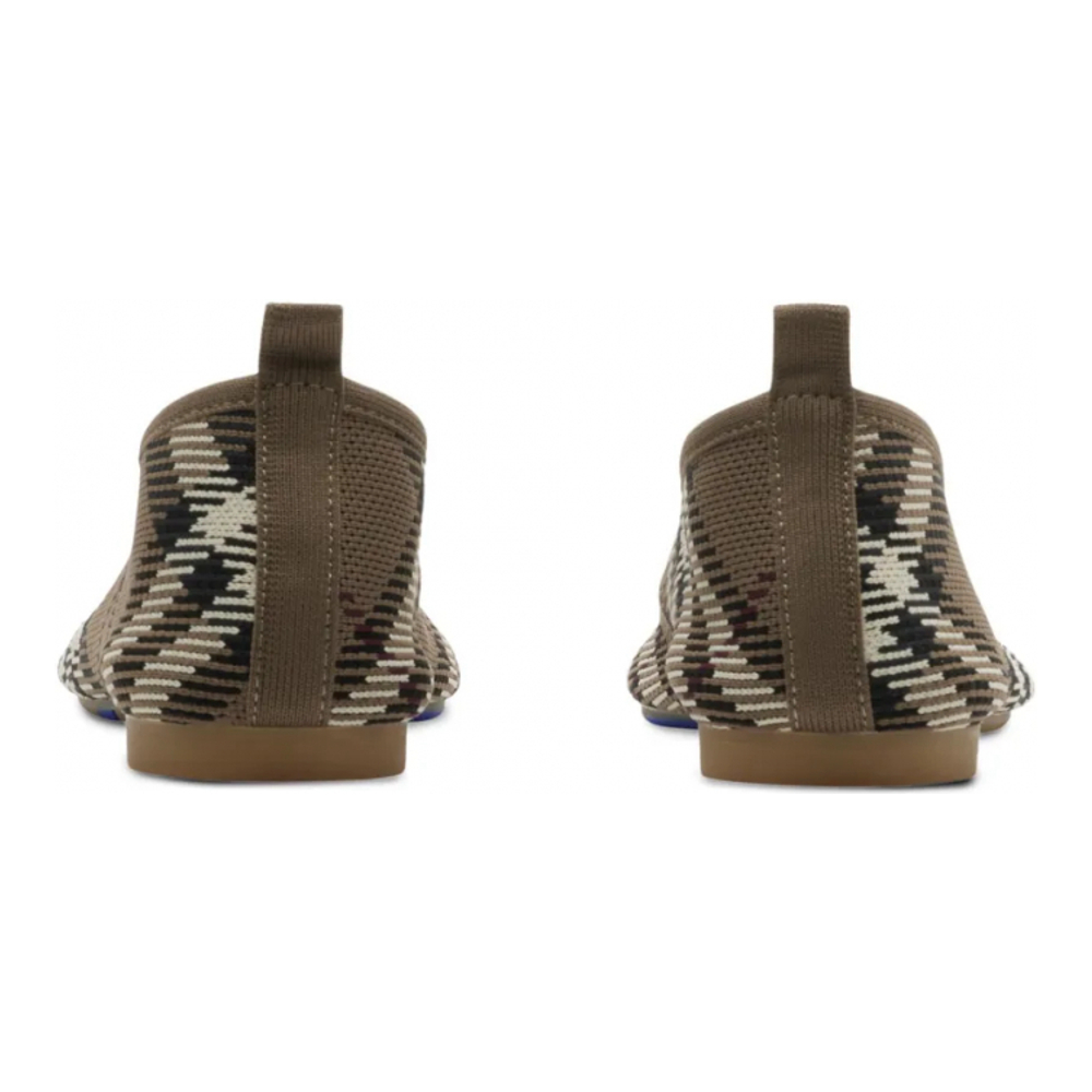 Women's 'Check Knit Baby' Ballerinas