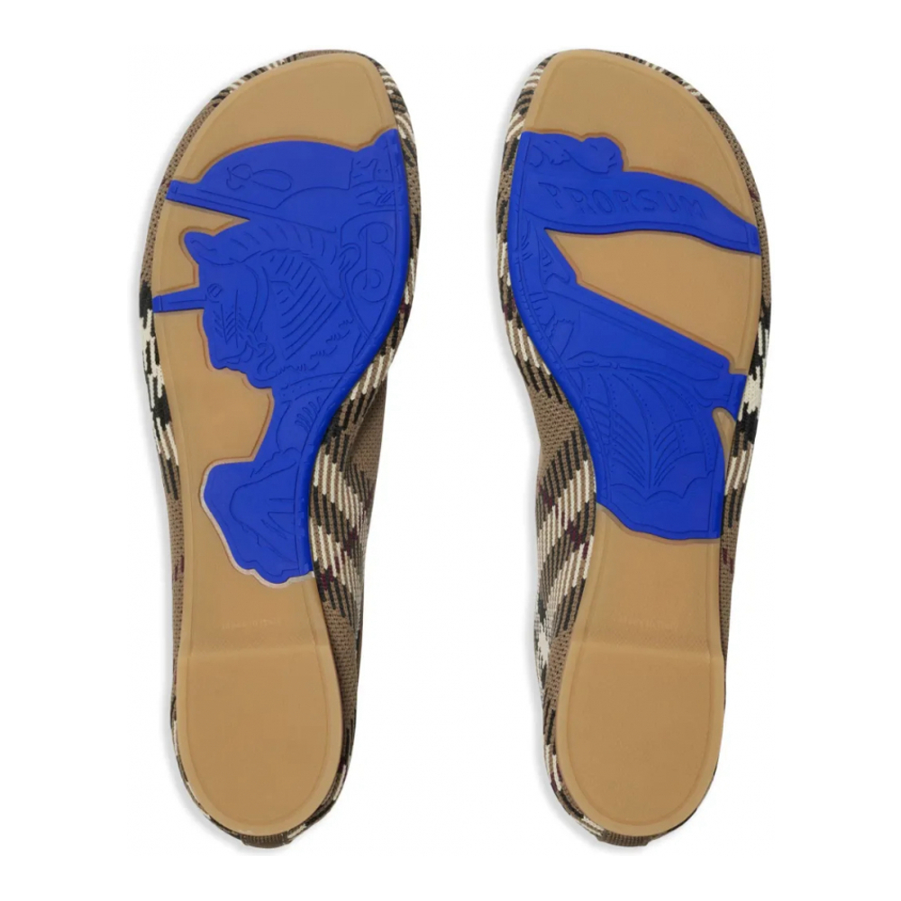 Women's 'Check Knit Baby' Ballerinas