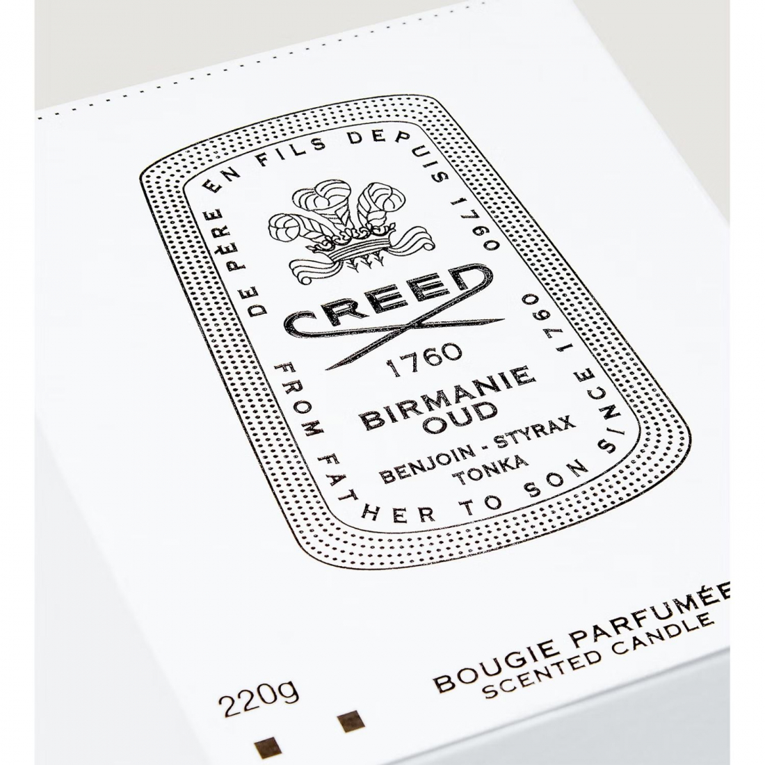 'Birmanie Oud' Duftende Kerze - 220 g