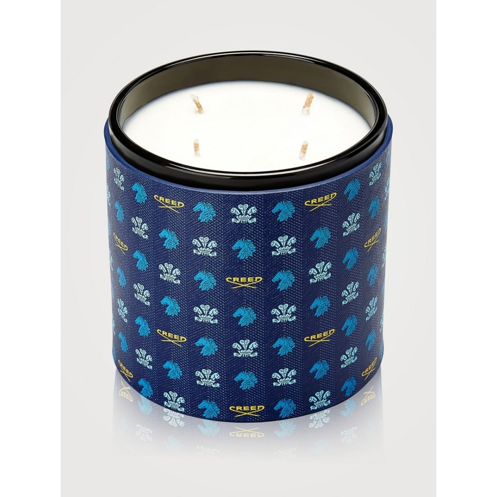 Bougie 'Vanisia Blue Leather' - 1.48 Kg