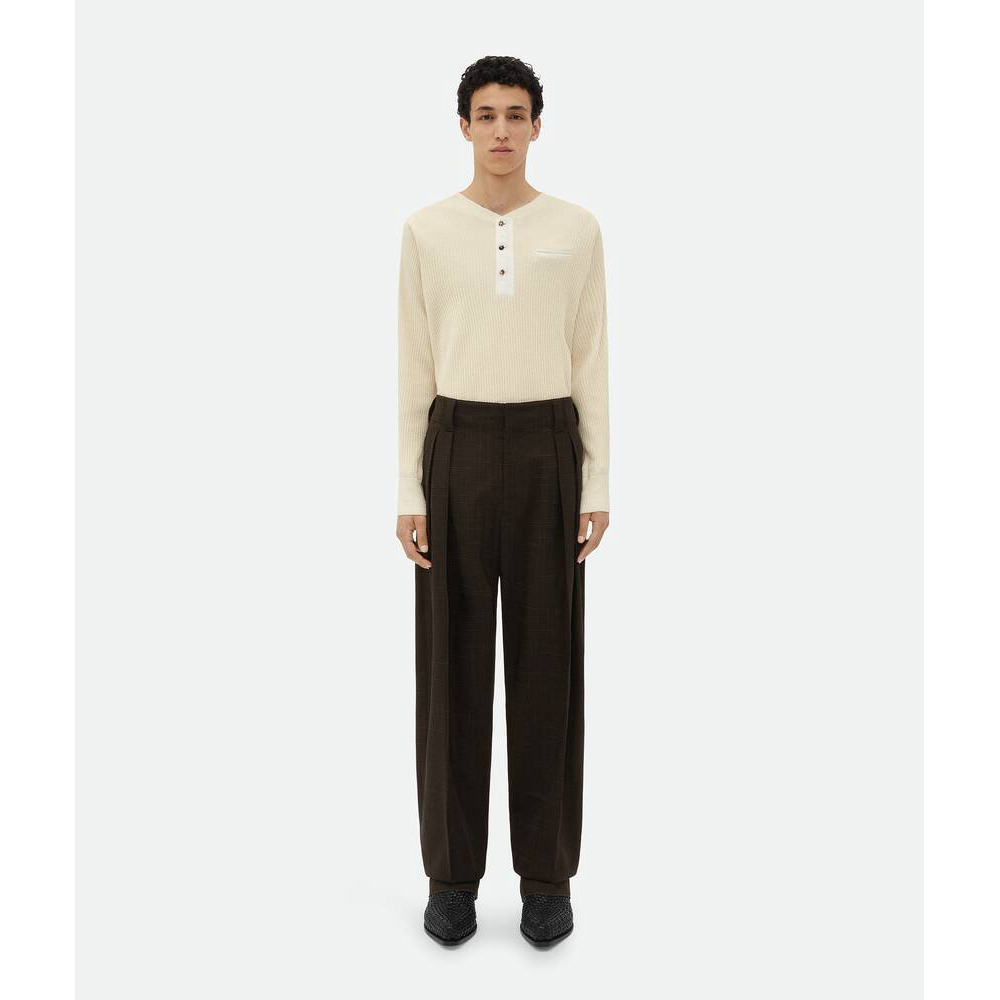 Pantalon 'Criss-Cross Pleated' pour Hommes